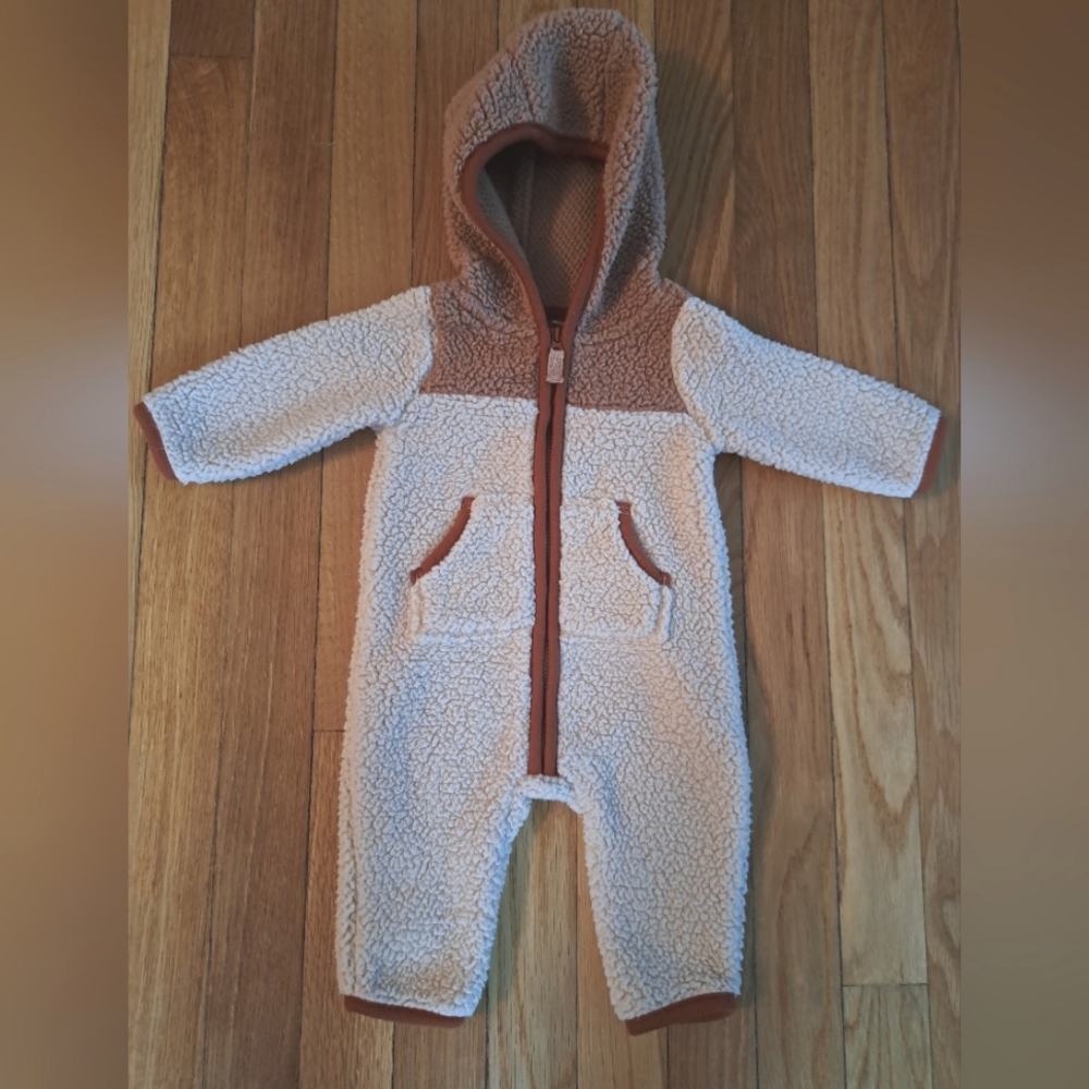 Carter's Zip-Up Hooded Fleece Jumpsuit